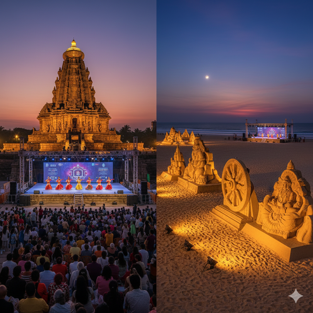 Konark Festival and International Sand Art Festival gemini generated image el1n7eel1n7eel1n